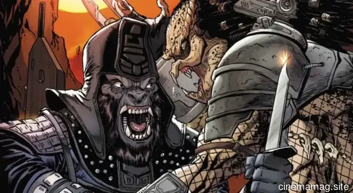 Two legendary sci-fi franchises come together in Marvel's Predator versus The Planet of the Apes.