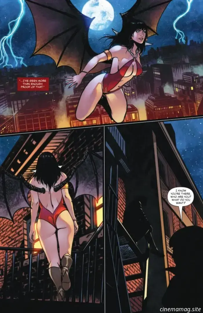 Here’s your first glimpse at Vampirella Halloween Horror.