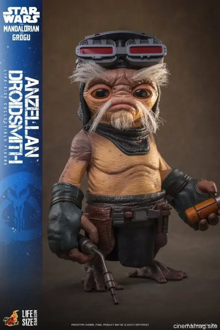 Hot Toys presenta figuras a tamaño real de Grogu y el Droidsmith Anzellan de Star Wars: The Mandalorian & Grogu