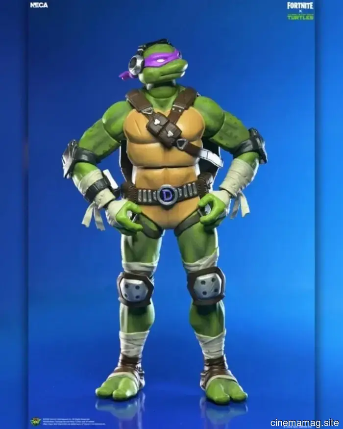 Donatello and Michelangelo are set to be added to NECA's action figure collection that features Fortnite and Teenage Mutant Ninja Turtles.