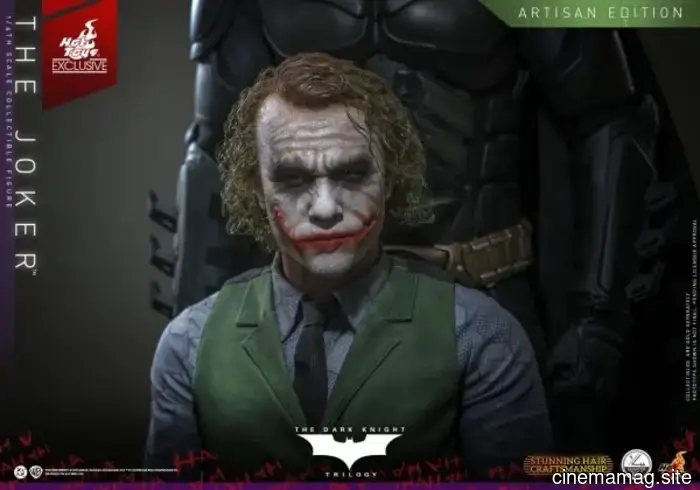 Hot Toys reveals a quarter scale collectible figure of The Joker from The Dark Knight.