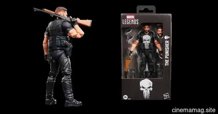 Nueva figura de acción de The Punisher de la serie Marvel Legends presentada por Hasbro