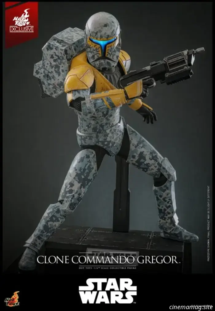 Clone Commando Gregor becomes part of Hot Toys' sixth scale action figure lineup from Star Wars.