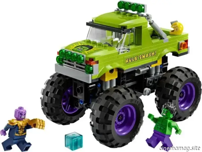 LEGO Marvel Hulk Truck battles Thanos, along with Iron Man's Laboratory: Hall of Armor sets unveiled.