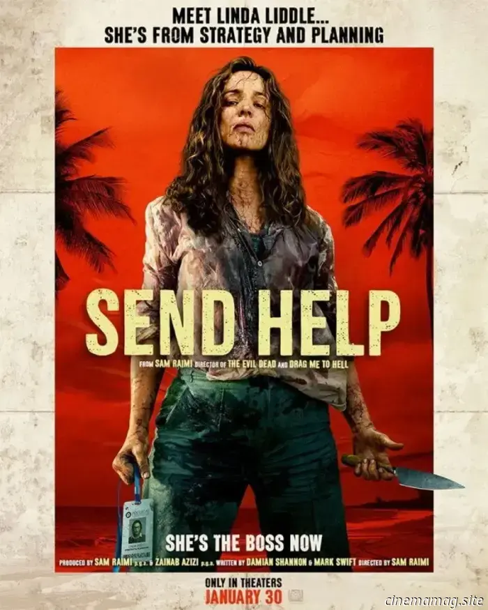 El tráiler de Send Help de Sam Raimi enfrenta a Rachel McAdams y Dylan O’Brien.
