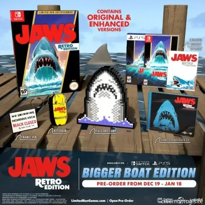 El clásico juego de NES "Jaws" llegará a PS5 y Nintendo Switch