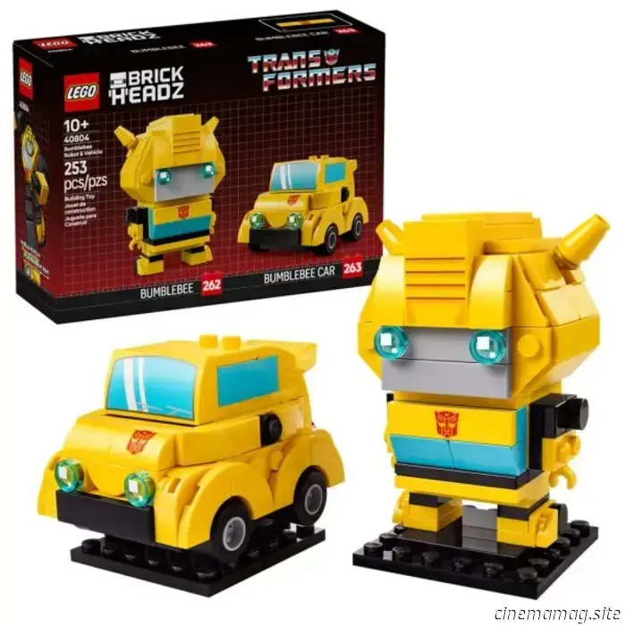 LEGO launches BrickHeadz featuring Optimus Prime and Bumblebee Transformers.