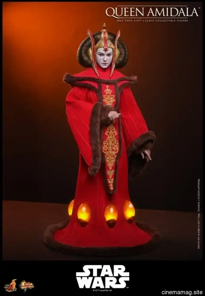 Hot Toys presenta la figura a escala sexta de la Reina Amidala de Star Wars: Episodio I – La Amenaza Fantasma.