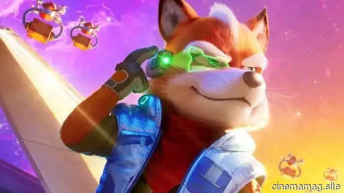 Glen Powell è Fox McCloud nel film Super Mario Galaxy