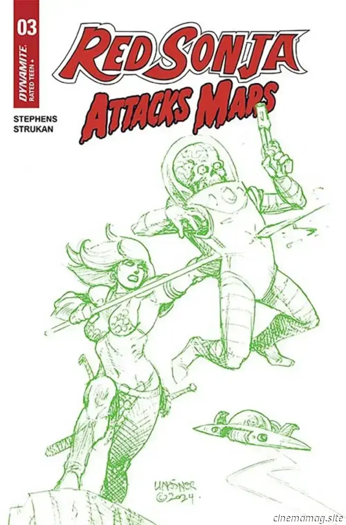 Dai un primo sguardo a Red Sonja Attacks Mars #3 con anteprima sneak peek