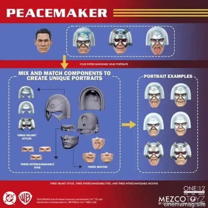 Peacemaker e Eagly si uniscono al One: 12 Collective con il nuovo set di figure di Mezco Toyz