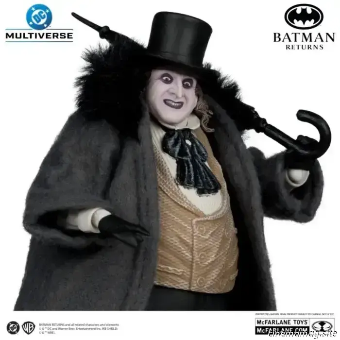 Le action figure di Batman Returns della linea DC Multiverse svelate da McFarlane Toys