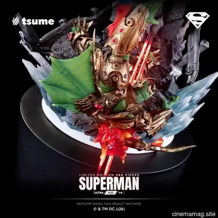 Tsume Art presenta la estatua coleccionable Ultra HQS de Superman inspirada en Jim Lee.