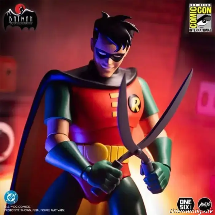 Mondo reveals an exclusive sixth scale figure of Robin from Batman: The Animated Series for SDCC.