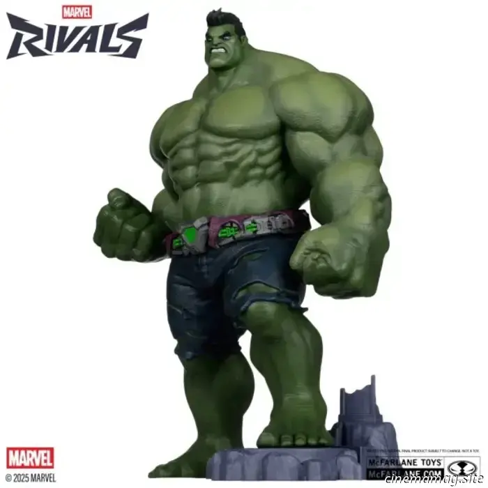 McFarlane Toys presentó las figuras coleccionables de Hulk y Venom de Marvel Rivals.
