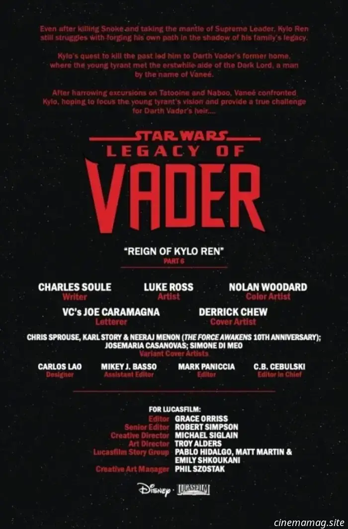 Star Wars: Legacy of Vader #6 - Preview of the Comic Book