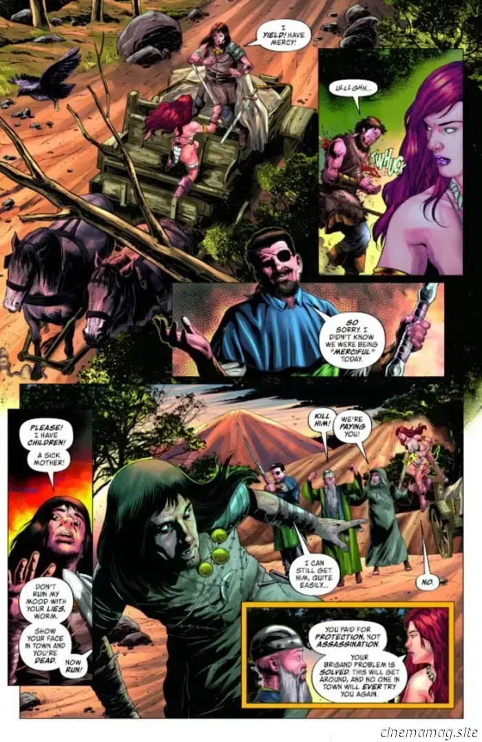 Red Sonja Noir #1 - Adelanto de cómic
