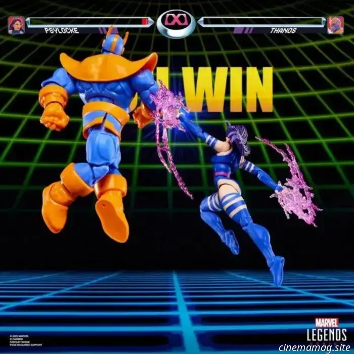 Psylocke vs. Thanos Marvel Legends Series Gamerverse 2-pack revelado por Hasbro