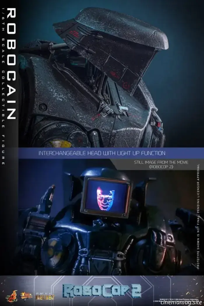 Hot Toys presenta las figuras a escala 1/6 de RoboCop y RoboCain de RoboCop 2