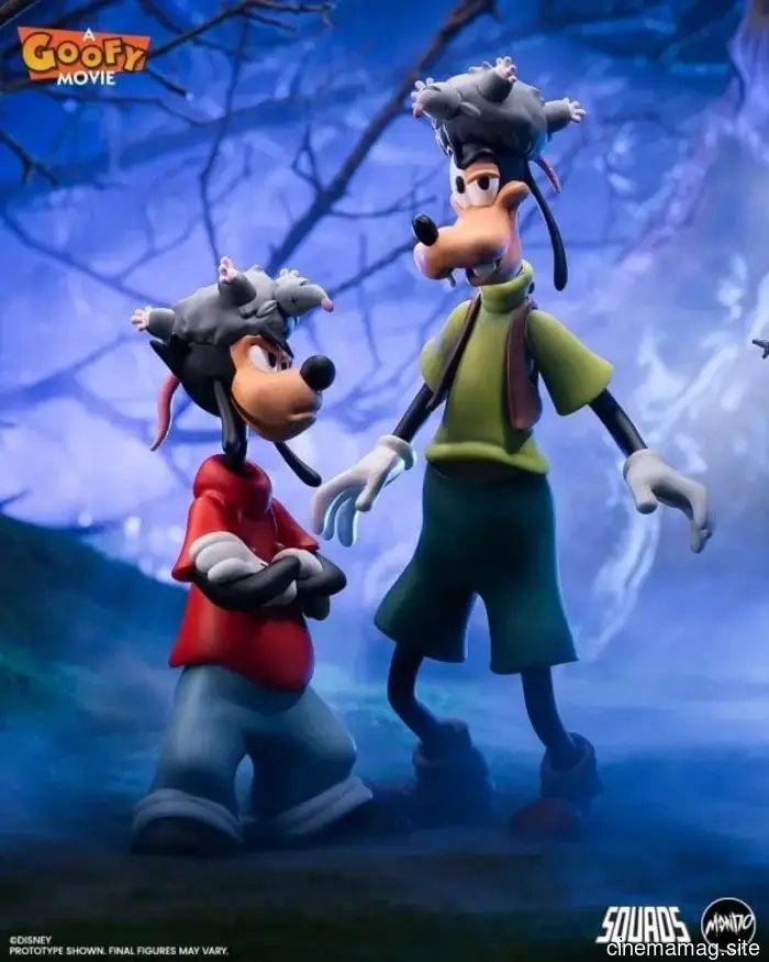 Mondo reveals a set of figures featuring Powerline, Max, and Goofy from A Goofy Movie.