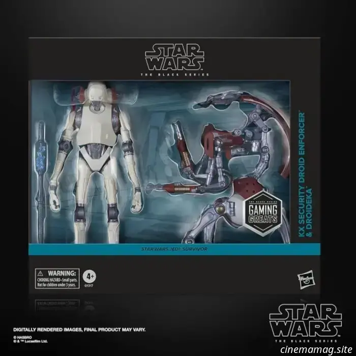 Star Wars: The Black Series KX Security Droid Enforcer & Droideka Jedi Survivor 2-pack di Hasbro in arrivo su Amazon