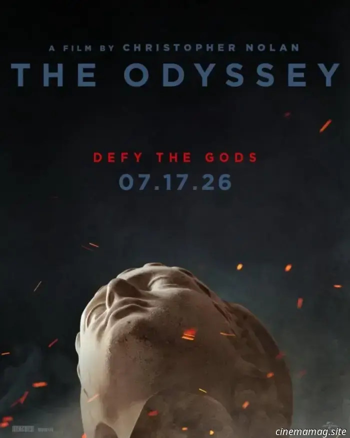 The first teaser poster for Christopher Nolan's The Odyssey has been released.