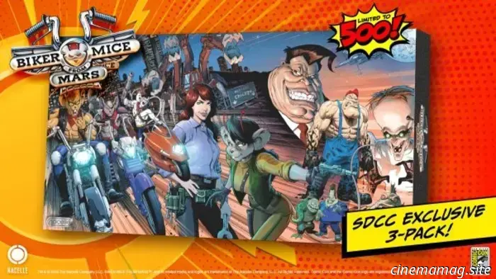 The Nacelle Company has revealed exclusive Biker Mice From Mars items for SDCC.