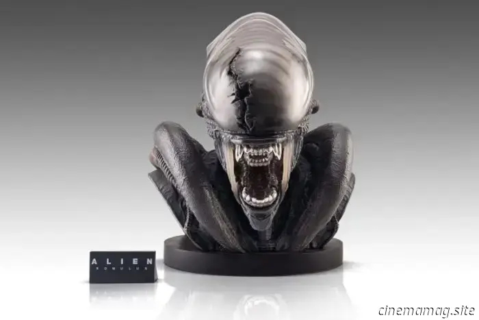 Busto de tamaño natural de edición limitada de Alien: Romulus Scorched Xenomorph presentado por Hollywood Collectibles