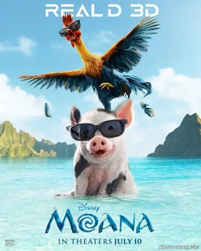 Los carteles finales y el tráiler ya están disponibles en línea para la versión live-action de Moana de Disney.