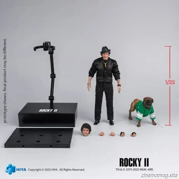 Rocky Balboa e Butkus si uniscono alla Exquisite Super Series di Hiya Toys con l'action figure di Rocky II