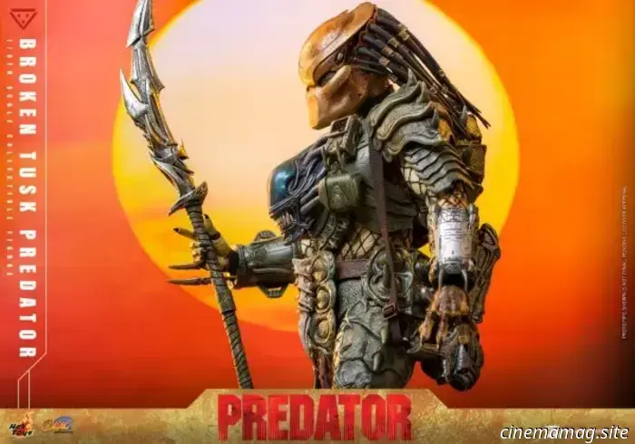 Aliens vs. Predator: la figura in scala 1/6 del Broken Tusk Predator svelata da Hot Toys