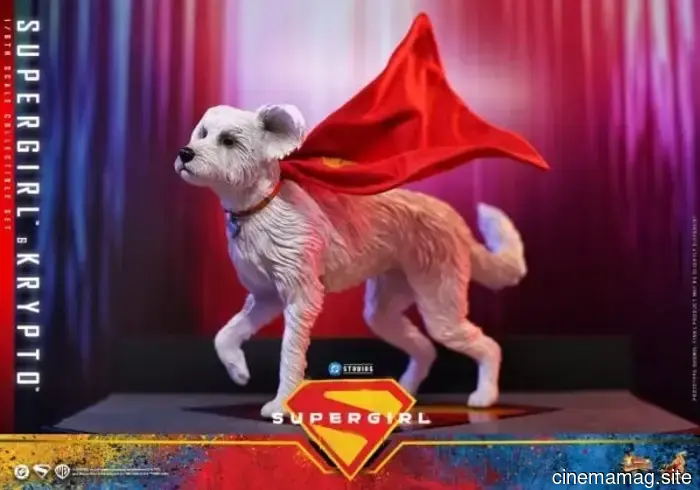 Hot Toys lanza el set de figuras de acción coleccionables de Supergirl y Krypto a escala sexta.