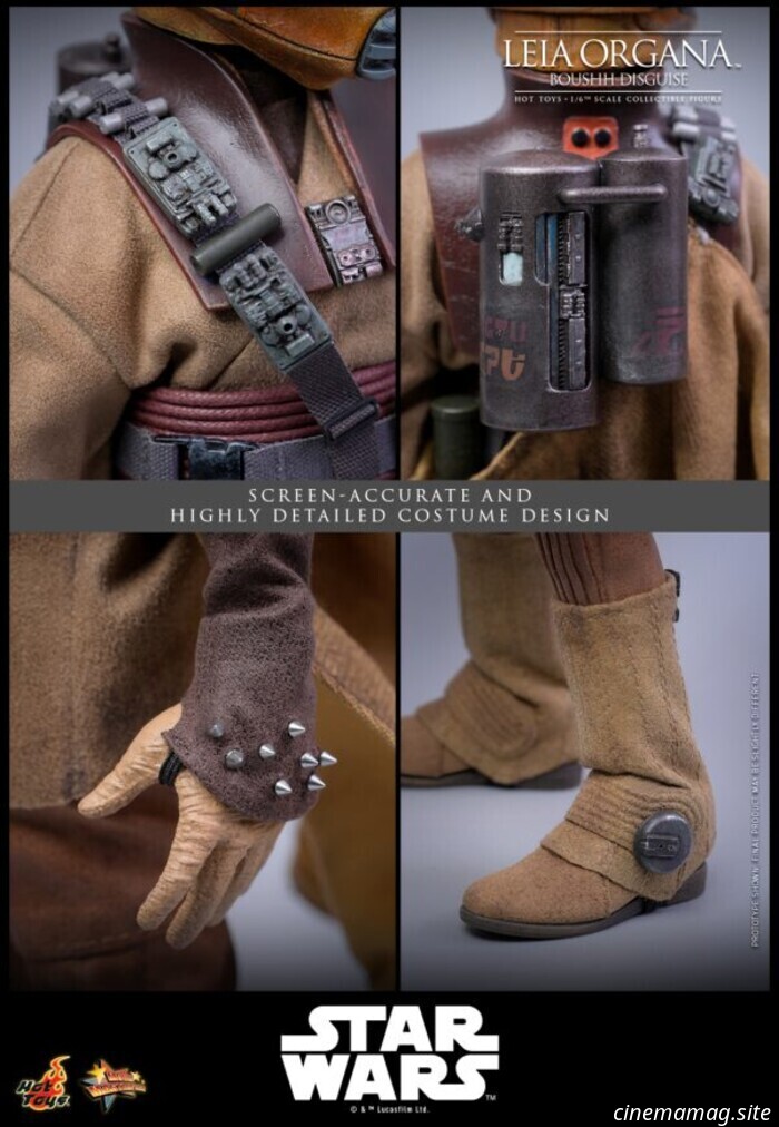 Leia Organa (travestimento da Boushh) — figura in scala 1/6 di Star Wars svelata da Hot Toys