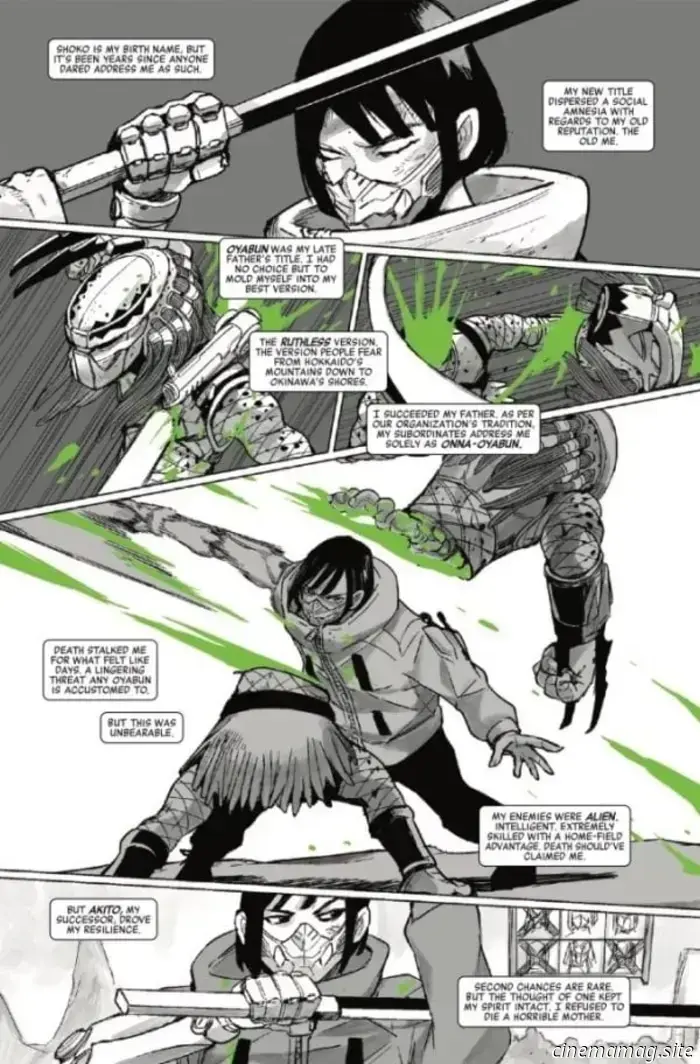 Predator: Nero, Bianco e Sangue n. 2 - Anteprima del fumetto