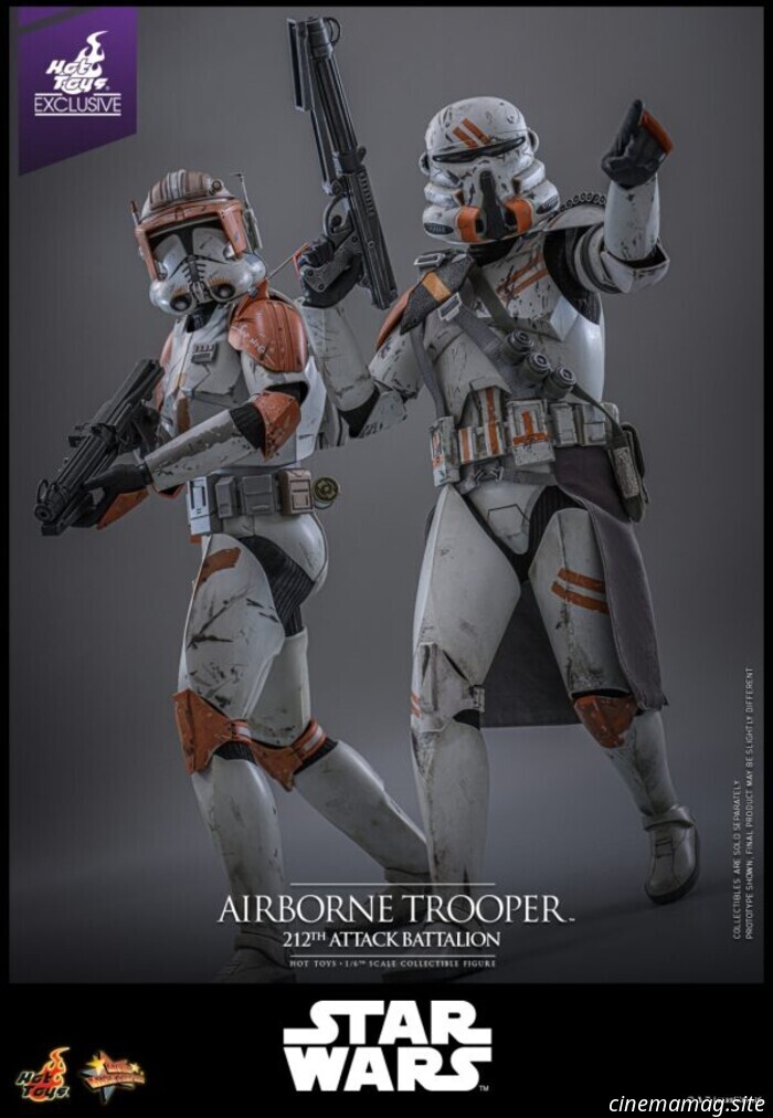 Hot Toys Star Wars: La vendetta dei Sith Airborne Trooper (212th Attack Battalion) sesta scala figura rivelata