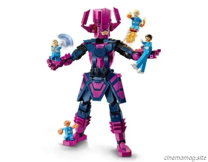 The Fantastic Four confront Galactus in LEGO's set titled The Fantastic Four: First Steps.