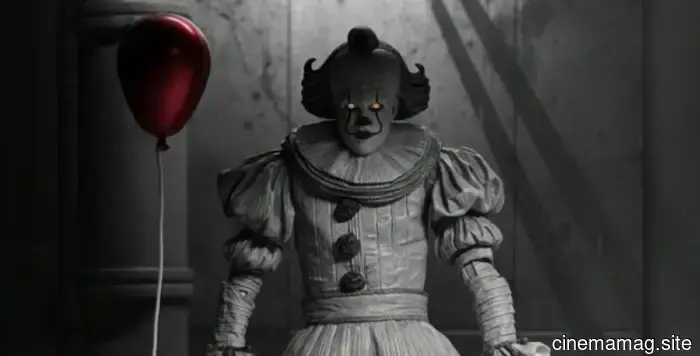 IT: Presenting the Derry Ultimate Black & White Pennywise action figure released by NECA.