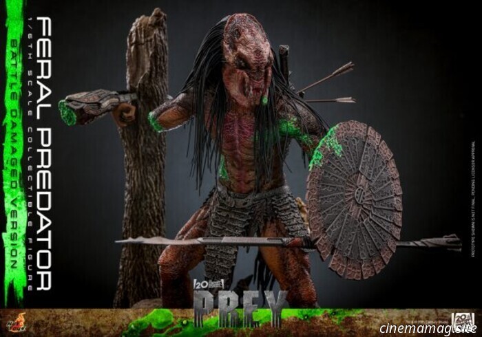 Hot Toys ha svelato l'action figure in scala 1/6 del Feral Predator di Prey (versione con danni da battaglia).