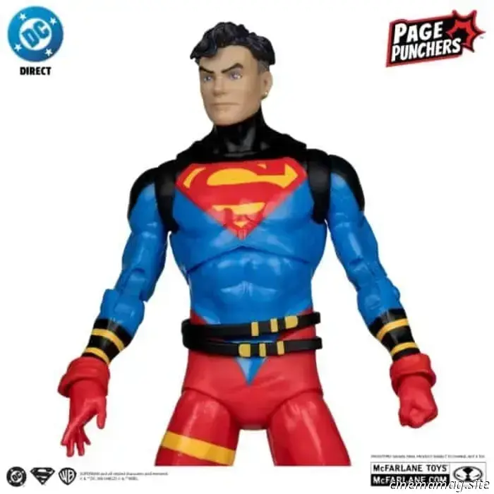 Wonder Woman y Superboy se unen a la línea DC Page Punchers de McFarlane con nuevas figuras