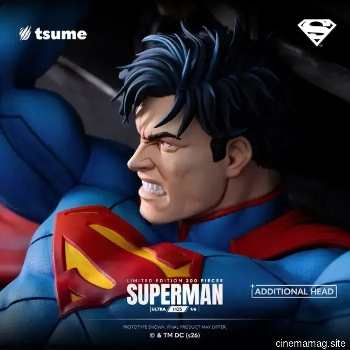 Tsume Art presenta la estatua coleccionable Ultra HQS de Superman inspirada en Jim Lee.