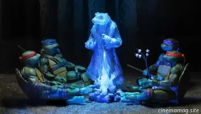 NECA reveals a 5-pack of action figures celebrating the 35th anniversary of the Teenage Mutant Ninja Turtles movie.