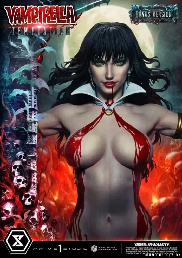 Estatua Vampirella “Tentación” de la línea Real Elite Masterline desatada por Prime 1 Studio