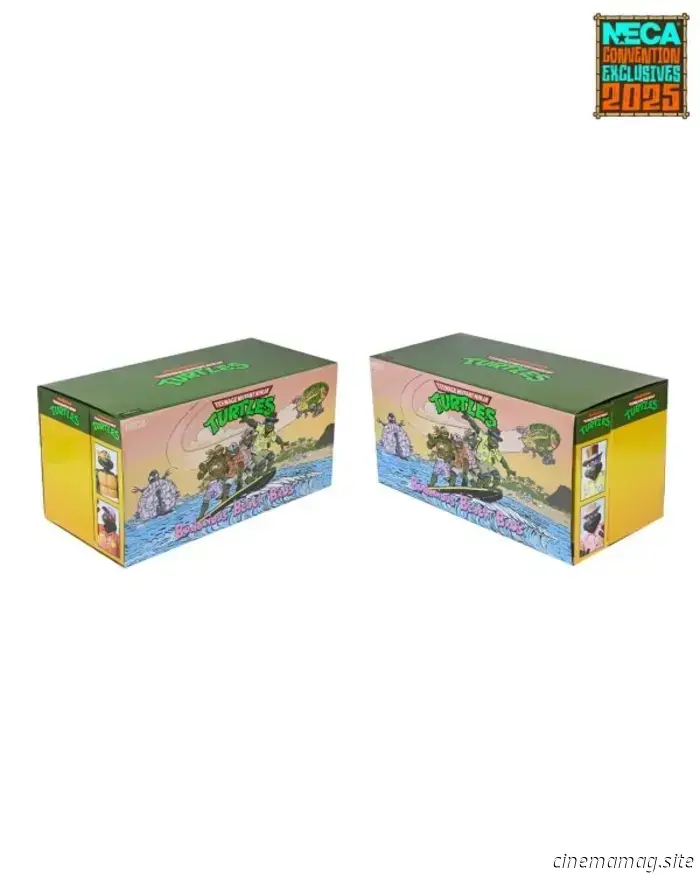 Teenage Mutant Ninja Turtles Bodacious Beach Bros. SDCC esclusivo 4-pack svelato da NECA