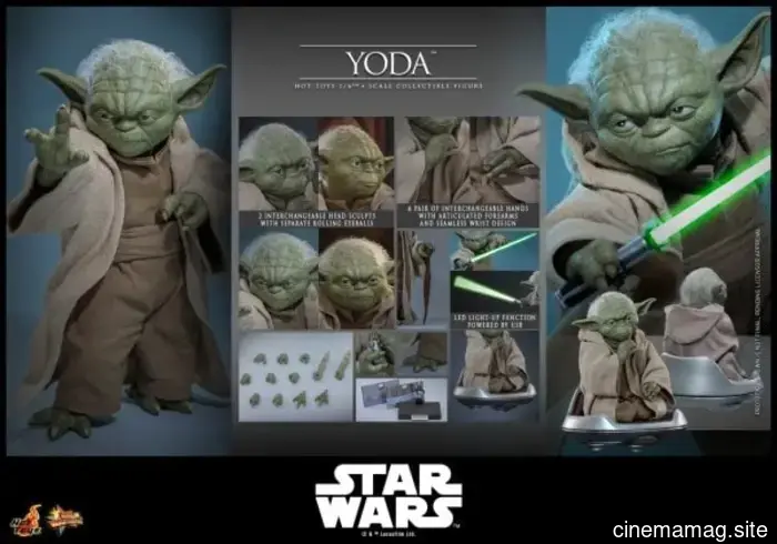 Yoda is now part of Hot Toys' collection for Star Wars: Episode III – Revenge of the Sith, available as a sixth scale figure.