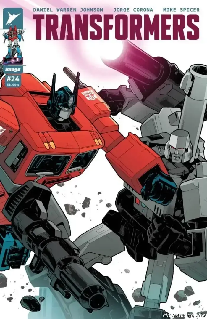 Оптимус Прайм и Мегатрон ведут ожесточённую схватку в превью Transformers №24