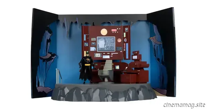 La Batcueva de Batman: la serie animada, presentada por McFarlane Toys
