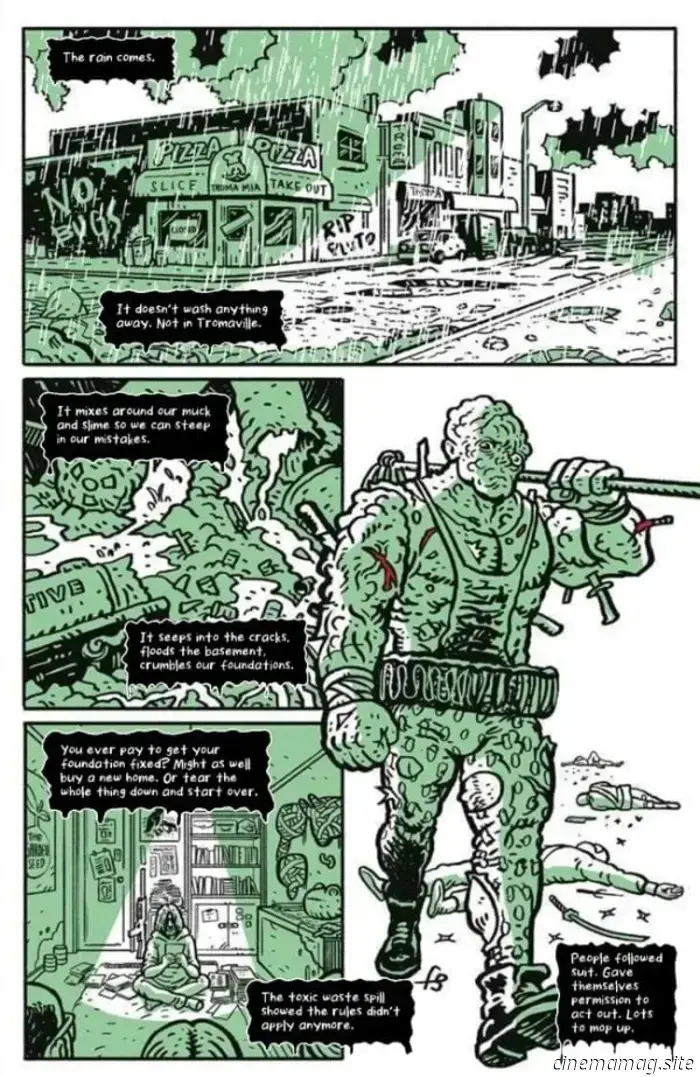 Sneak peek of The Toxic Avenger Comics #2