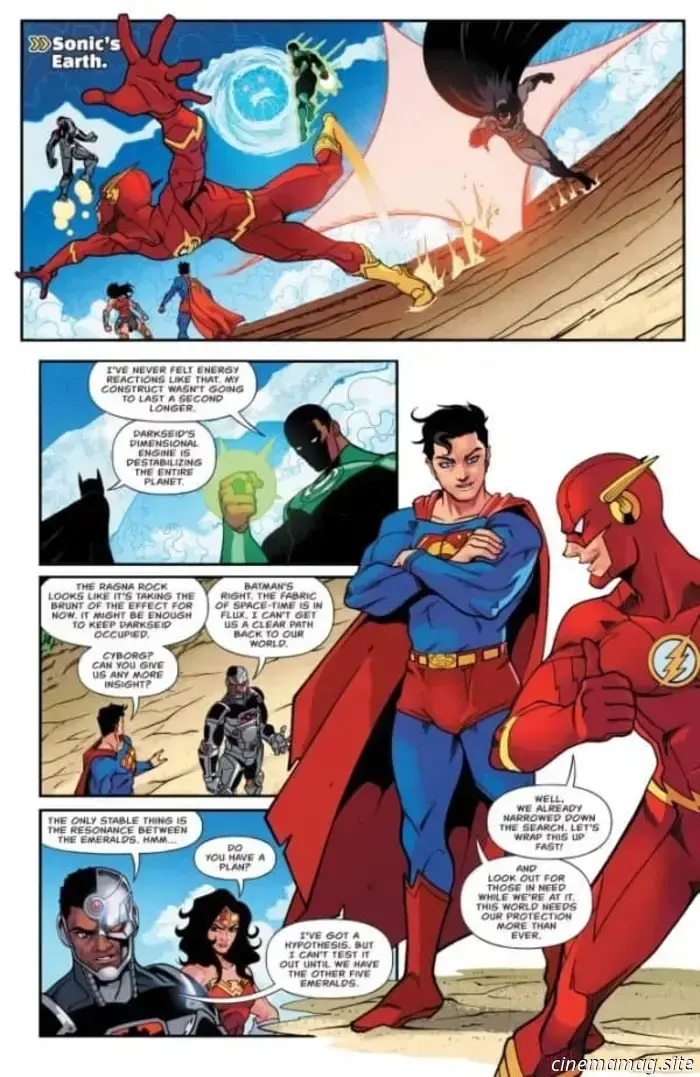 DC x Sonic The Hedgehog #4-Anteprima del fumetto