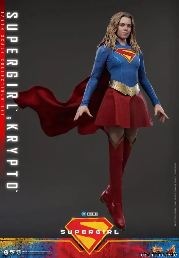 Hot Toys lanza el set de figuras de acción coleccionables de Supergirl y Krypto a escala sexta.