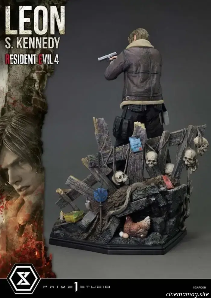 Prime 1 Studio introduces a quarter scale collectible statue of Leon S. Kennedy from Resident Evil 4.